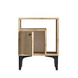 HABITAT ET JARDIN - Table de chevet en bois "Nuno" - 40 x 35 x 55 cm - Beige - vignette
