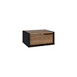HABITAT ET JARDIN - Table de chevet en bois "Eco" - 40 x 30 x 19 cm - Marron - vignette