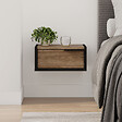 HABITAT ET JARDIN - Table de chevet en bois "Eco" - 40 x 30 x 19 cm - Marron - vignette