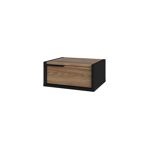 HABITAT ET JARDIN - Table de chevet en bois "Eco" - 40 x 30 x 19 cm - Marron - large