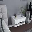 HABITAT ET JARDIN - Table de chevet en bois "Jamot" - 45 x 29 x 32 cm - Blanc - vignette
