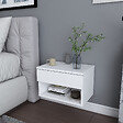 HABITAT ET JARDIN - Table de chevet en bois "Jamot" - 45 x 29 x 32 cm - Blanc - vignette