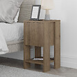 HABITAT ET JARDIN - Table de chevet en bois "Ema" 30 x 30 x 55 cm - Hitit - vignette