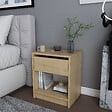 HABITAT ET JARDIN - Table de chevet en bois "Sheridan" - 45 x 40 x 53 cm - Beige - vignette