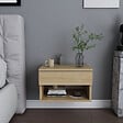 HABITAT ET JARDIN - Table de chevet en bois "Jamot" - 45 x 29 x 32 cm - Beige - vignette