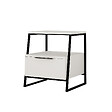 HABITAT ET JARDIN - Table de chevet en bois "Pal" - 45 x 41 x 50 cm - Blanc - vignette