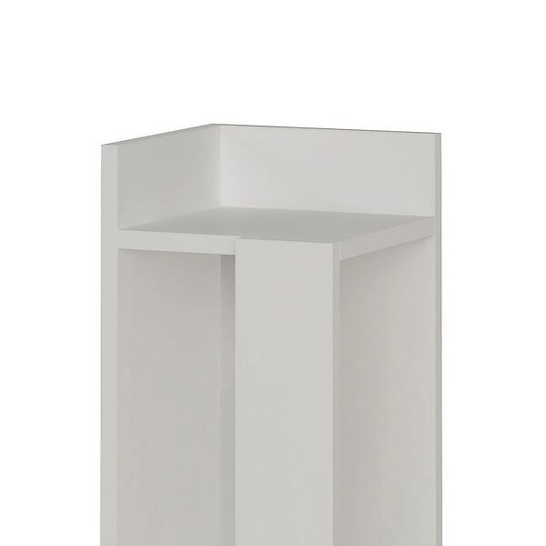 HABITAT ET JARDIN - Table de chevet en bois "Elos Left" - 25 x 27 x 60 cm - Blanc - large