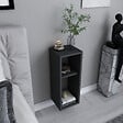 HABITAT ET JARDIN - Table de chevet en bois "Sault" - 23 x 22 x 60 cm - Gris anthracite - vignette
