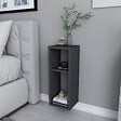 HABITAT ET JARDIN - Table de chevet en bois "Sault" - 23 x 22 x 60 cm - Gris anthracite - vignette