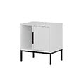HABITAT ET JARDIN - Table de chevet en bois "Glynn" - 45 x 35 x 50 cm - Blanc - vignette
