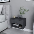 HABITAT ET JARDIN - Table de chevet en bois "Jamot" - 45 x 29 x 32 cm - Gris anthracite - vignette