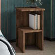 HABITAT ET JARDIN - Table de chevet en bois "Roisin" - 30 x 30 x 50 cm - Marron - vignette