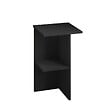 HABITAT ET JARDIN - Table de chevet en bois "Leray" - 36 x 36 x 60 cm - Gris anthracite - vignette