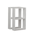 HABITAT ET JARDIN - Table de chevet en bois "Lonie" 30 x 30 x 55 cm - Blanc - vignette