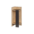 HABITAT ET JARDIN - Table de chevet en bois "Elos Left" - 25 x 27 x 60 cm - Beige - vignette
