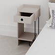 HABITAT ET JARDIN - Table de chevet en bois "Sirius" - 32 x 30 x 61 cm - Moka clair - vignette