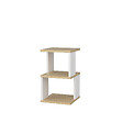 HABITAT ET JARDIN - Table de chevet en bois "Carter" - 30 x 30 x 49 cm - Beige - vignette