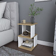 HABITAT ET JARDIN - Table de chevet en bois "Carter" - 30 x 30 x 49 cm - Beige - vignette