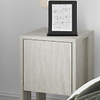 HABITAT ET JARDIN - Table de chevet en bois "Ema" - 30 x 30 x 55 cm - Travertin - vignette