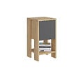 HABITAT ET JARDIN - Table de chevet en bois "Ema" 30 x 30 x 55 cm - Chêne - vignette