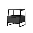 HABITAT ET JARDIN - Table de chevet en bois "Pal" - 45 x 40 x 50 cm - Gris anthracite - vignette