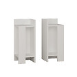 HABITAT ET JARDIN - Lot de 2 tables de chevet en bois "Elos" - 25 x 27 x 60 cm - Blanc - vignette