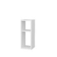 HABITAT ET JARDIN - Table de chevet en bois "Sault" - 23 x 22 x 60 cm - Blanc - vignette