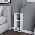 HABITAT ET JARDIN - Table de chevet en bois "Sault" - 23 x 22 x 60 cm - Blanc - vignette
