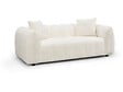 HABITAT ET JARDIN - Canapé droit en tissu style bubble "Balzac" - 3 places - Crème - vignette