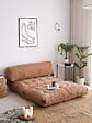 HABITAT ET JARDIN - Canapé-lit 2 places en tissu "Fold" - 120 x 75 x 79 cm - Marron - vignette
