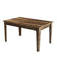 HABITAT ET JARDIN - Table de repas en bois "Milan500" - 145 x 88 x 75 cm - Marron - vignette