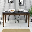 HABITAT ET JARDIN - Table de repas en bois "Milan500" - 145 x 88 x 75 cm - Noir - vignette