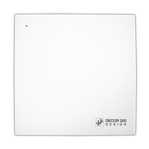 UNELVENT - Aérateur extra-plat Decor 100 CRZ - 10,7W - 80m3/h - Avec clapet anti-retour - large