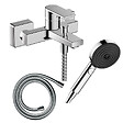 HANSGROHE - Pack mitigeur bain mécanique Vernis Shape C2 + Flexible Isiflex + Pommeau Pulsify Select EcoSmart 105 3jets chromé - vignette