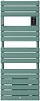 THERMOR - Radiateur sèche-serviettes électrique Riviera 2 - Avec soufflerie - 750+1000W - Vert eucalyptus - vignette