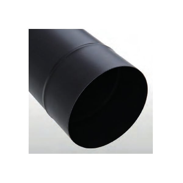 TEN - Tuyau rigide TEN 344015 émail noir mat 100cm D139mm - large