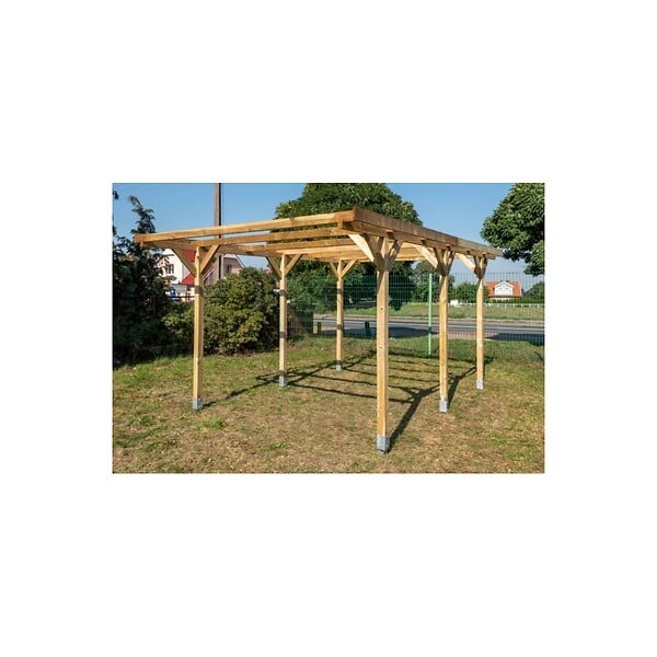 ALTANKA - Carport, abri de voiture  3.04x5.12 m - 15.57 m2 - CAR16 - large