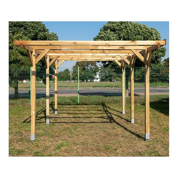 ALTANKA - Carport, abri de voiture  3.04x5.12 m - 15.57 m2 - CAR16 - large
