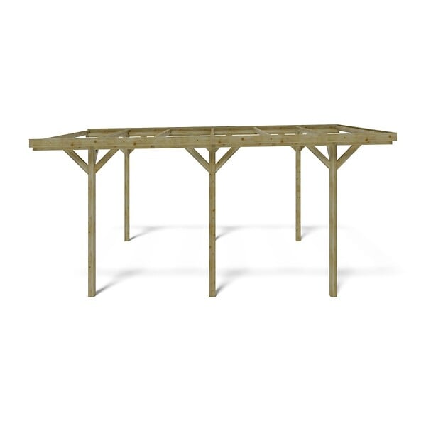 ALTANKA - Carport, abri de voiture  3.04x5.12 m - 15.57 m2 - CAR16 - large