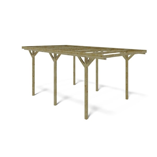 ALTANKA - Carport, abri de voiture  3.04x5.12 m - 15.57 m2 - CAR16 - large