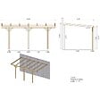 ALTANKA - Carport, abri de voiture  3x5.24 m - 15 m2 - adossé  - CAR6 - vignette