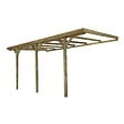 ALTANKA - Carport, abri de voiture  3x5.24 m - 15 m2 - adossé  - CAR6 - vignette