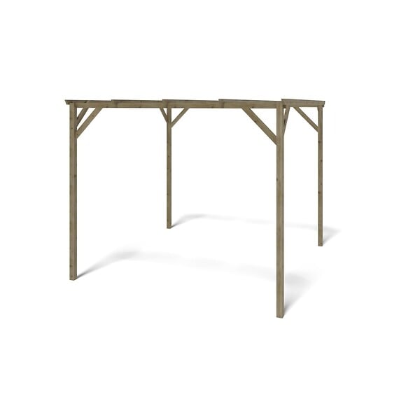 ALTANKA - Carport, abri de voiture  3x3 m - 9 m2 - CAR12 - large