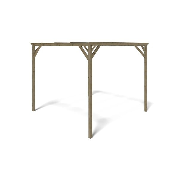 ALTANKA - Carport, abri de voiture  3x3 m - 9 m2 - CAR12 - large