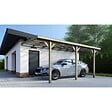 ALTANKA - Carport, abri de voiture  3x5.24 m - 15 m2 - couverture PVC  - CAR7-2PVCTR - vignette