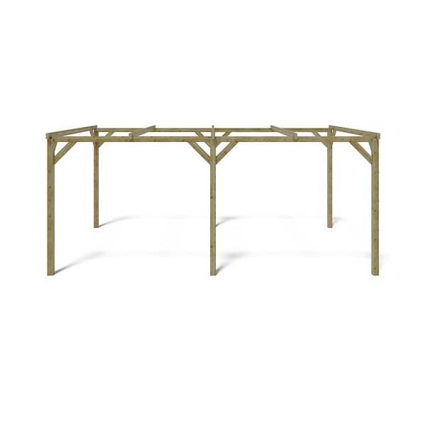 ALTANKA - Carport, abri de voiture  3x5.1 m - 15.3 m2 - CAR1 - large