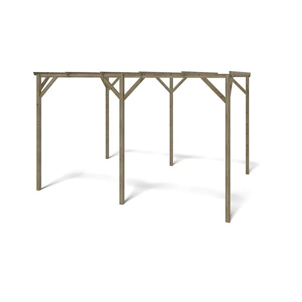 ALTANKA - Carport, abri de voiture  3x4 m - 12 m2 - CAR13 - large