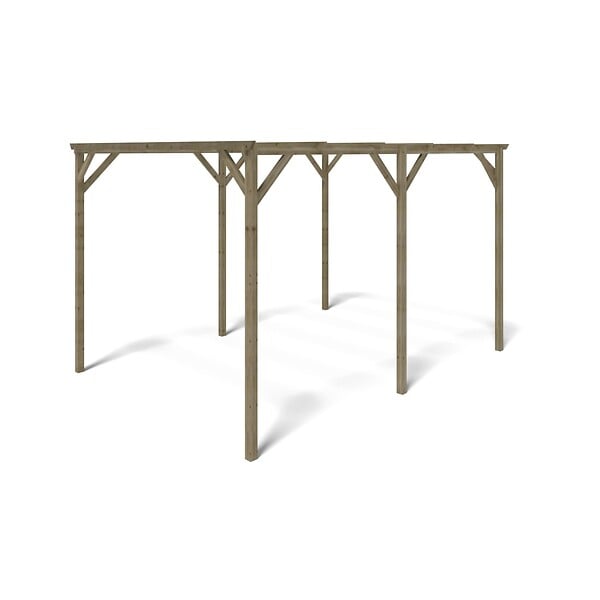 ALTANKA - Carport, abri de voiture  3x4 m - 12 m2 - CAR13 - large