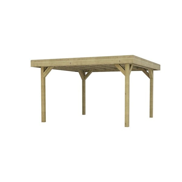 ALTANKA - carport - abri de jardin 4,04x4,04 m - traité - large