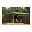 ALTANKA - carport - abri de jardin 4,04x4,04 m - traité - vignette